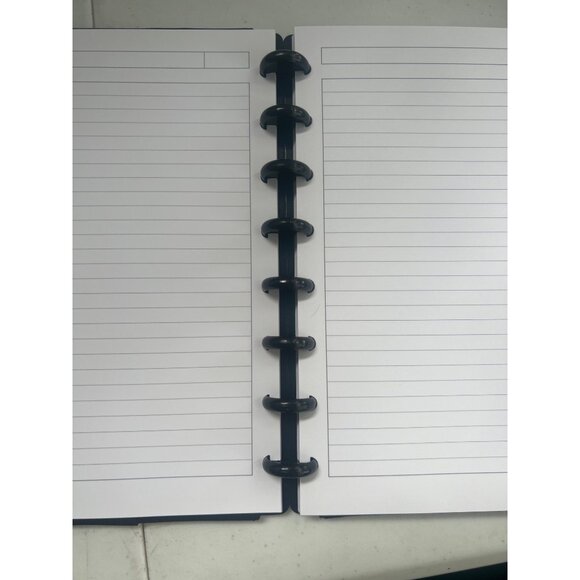 Fairy-Themed Hard Cover Notebook & Black Zippered ARC Staples Diary Ledger - Picture 4 of 4